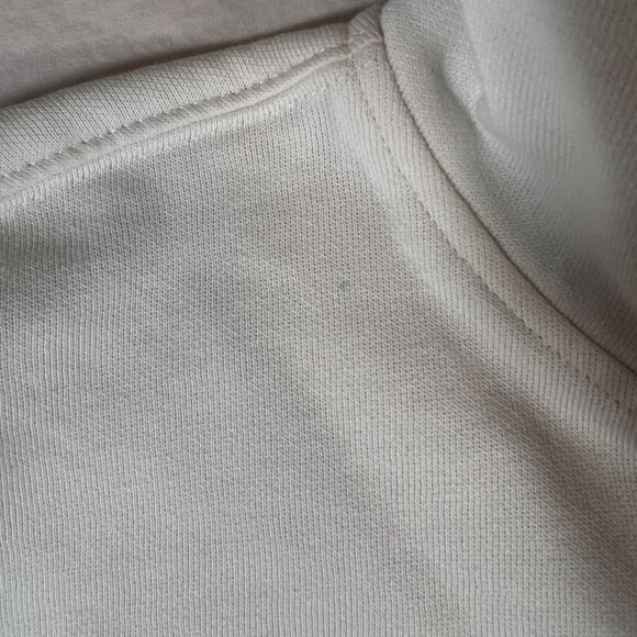 Vans For The Earth Embroidered Sunflower Hoodie Sweatshirt Off White SZ M - Picture 9 of 14